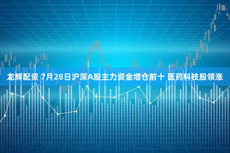 龙辉配资 7月28日沪深A股主力资金增仓前十 医药科技股领涨