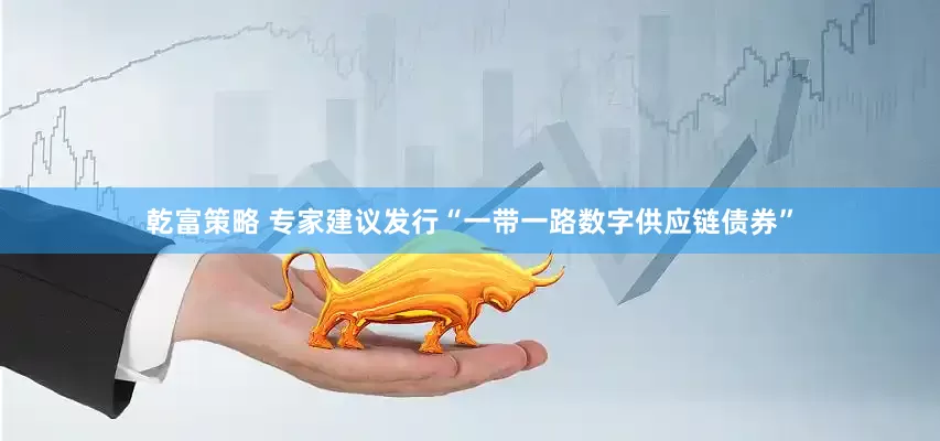 乾富策略 专家建议发行“一带一路数字供应链债券”