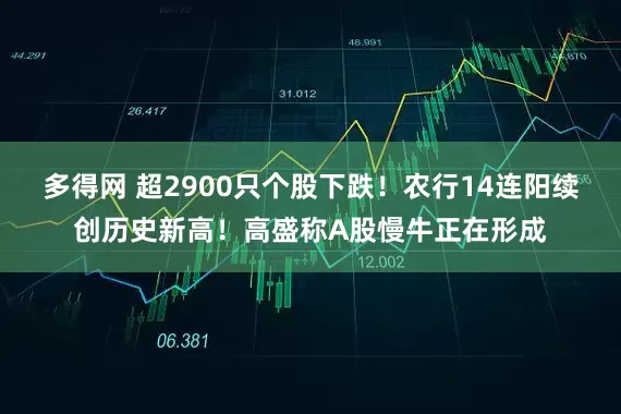 多得网 超2900只个股下跌！农行14连阳续创历史新高！高盛称A股慢牛正在形成